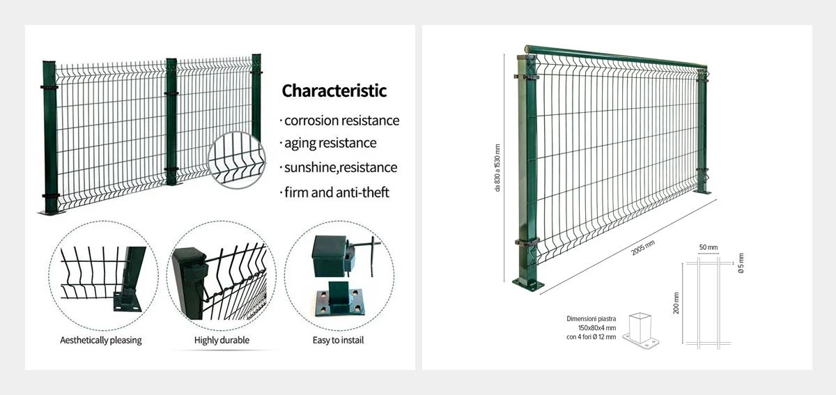 3d-curved-wire-mesh-fence-hebei sinostar 3