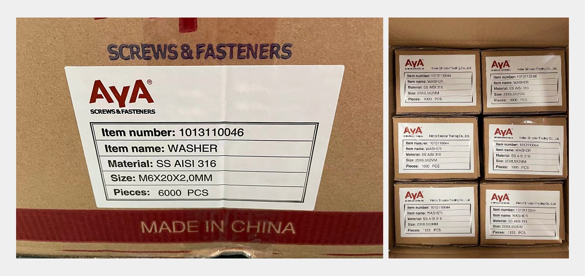 Square Head Machine Bolts package Square Head Machine Bolts package