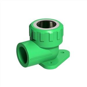 كوع أنثى PPR مع لوح حائط